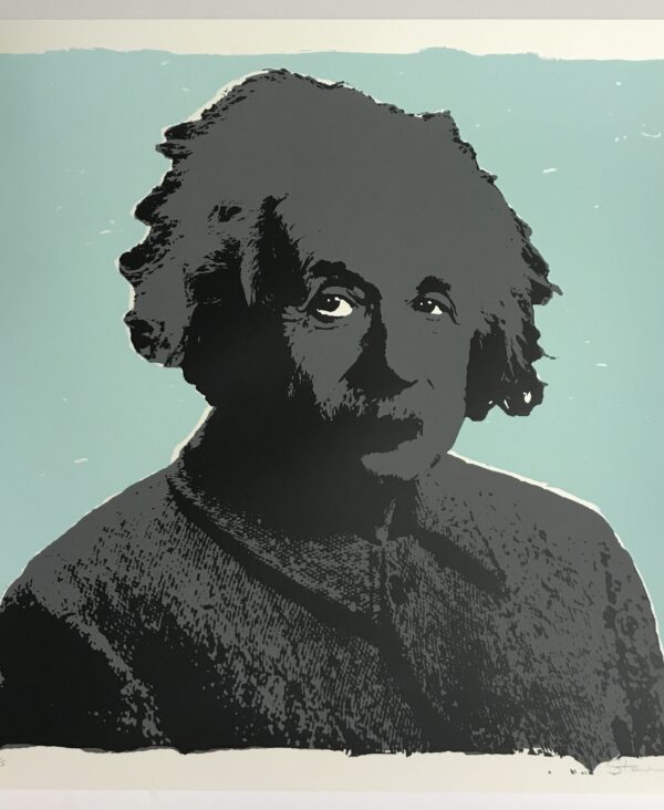 Einstein - Blue Edition of 5 Signed
