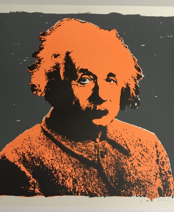 Einstein - Flouro Orange Edition of 5 Signed