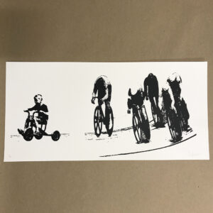 Pursuit cycling print