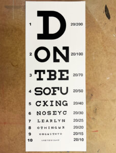 Nosey Eyetest
