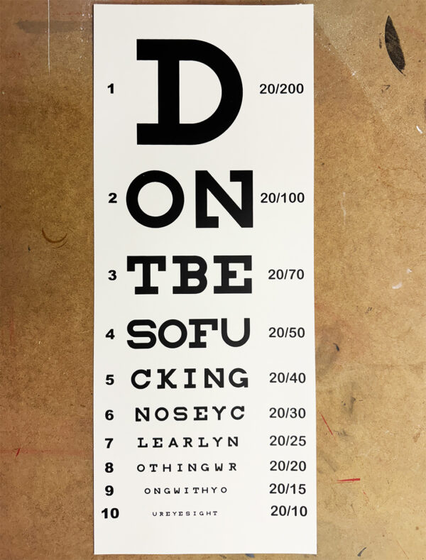 Nosey Eyetest