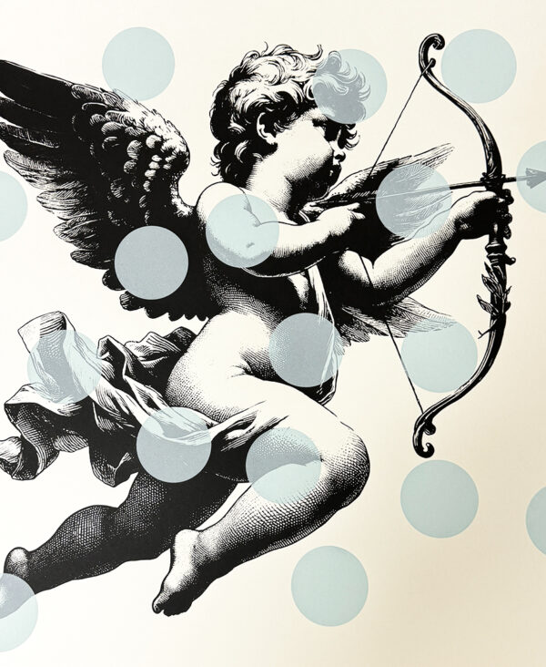 Burst Your Bubble (Tiffany Blue) - Signed 1 of 1 Screen print