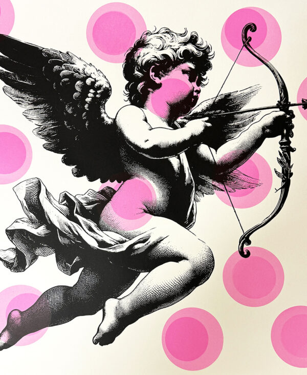 Burst Your Bubble (Duo Pink) - Signed 1 of 1 Screen print